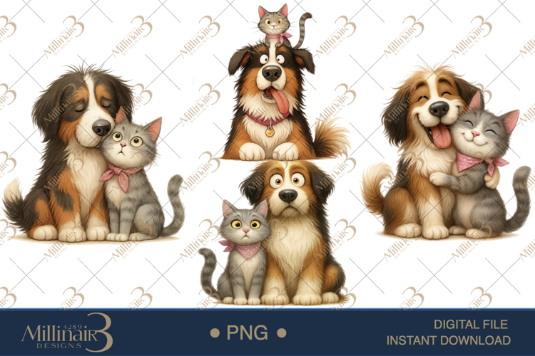 Dog And Cat Clipart Image 5