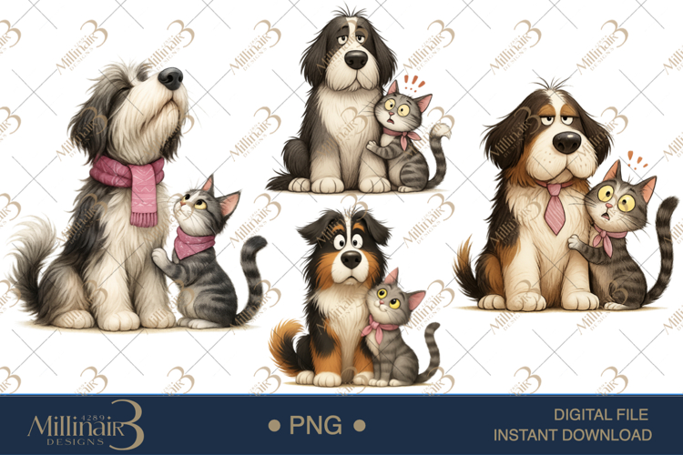Dog And Cat Clipart Image 4