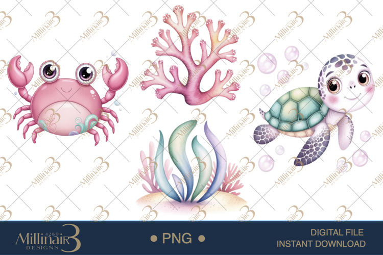 Ocean Animals Clipart Image 6