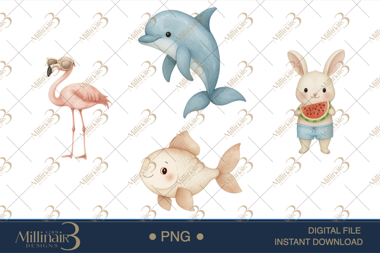 Ocean Animals Clipart Image 5