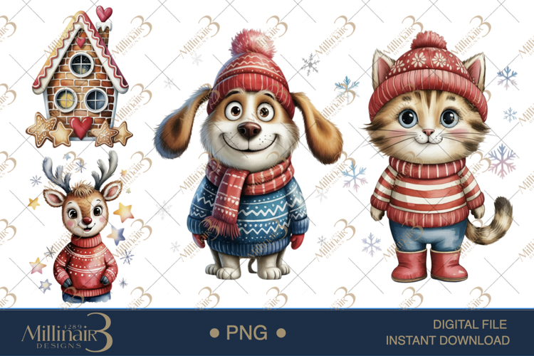 Christmas Watercolor Png Image 5