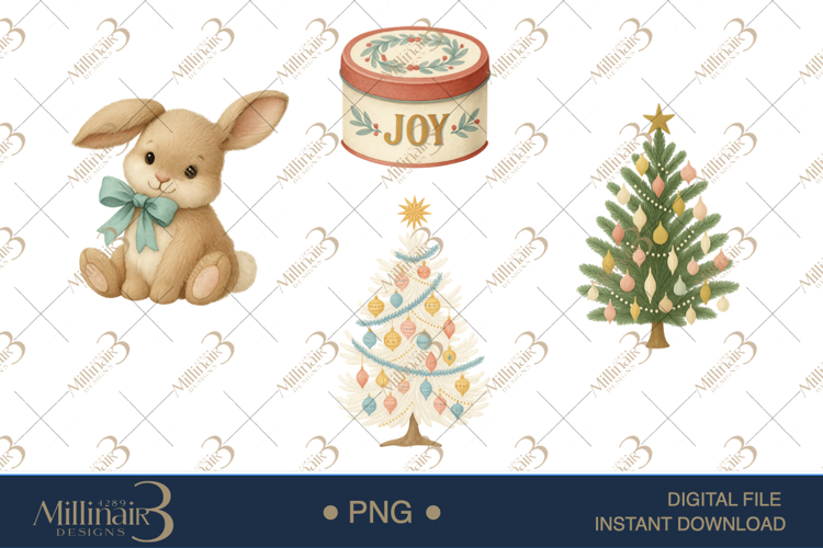 Vintage Christmas Clipart Image 15