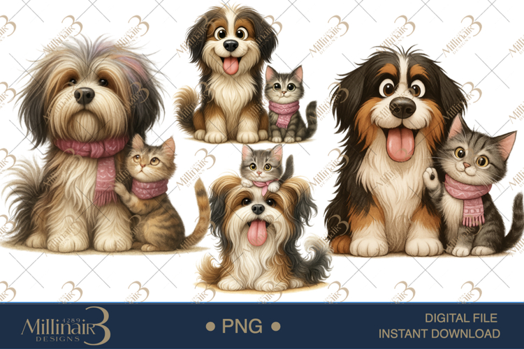 Dog And Cat Clipart Image 3