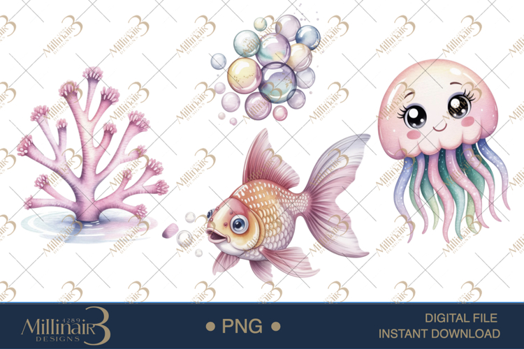 Ocean Animals Clipart Image 5