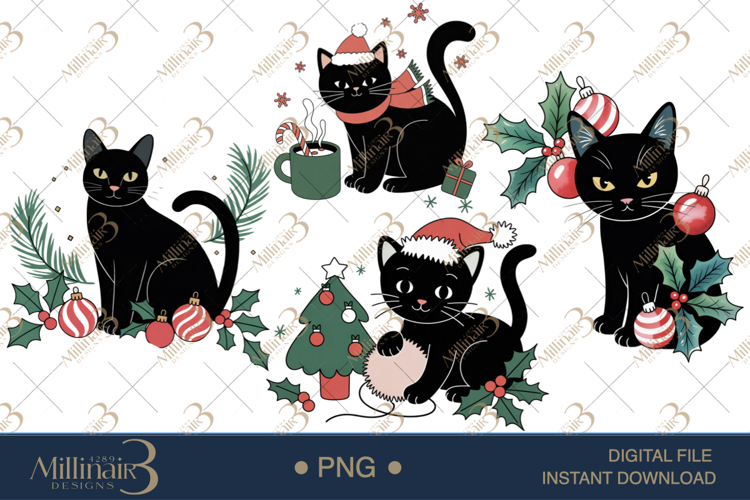 Black Cat Png Image 16