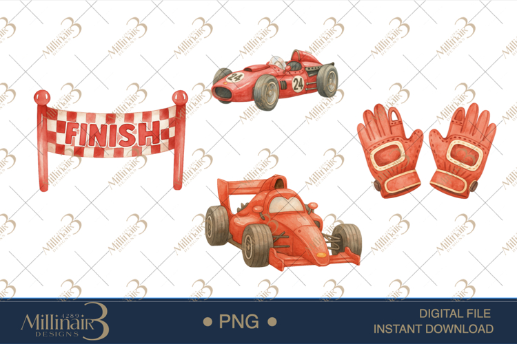 Red Car Clipart Image 13