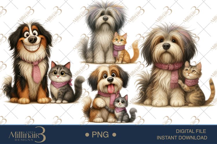 Dog And Cat Clipart Image 2
