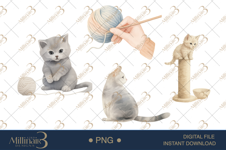 Knitting Clipart Image 10