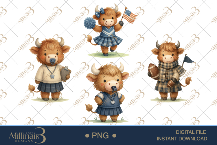 Highland Cow Clipart Image 8