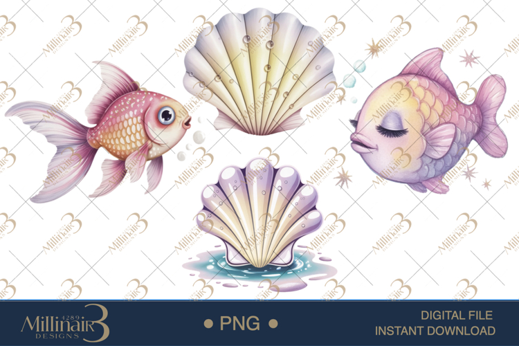 Ocean Animals Clipart Image 4