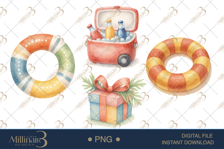 Pool Party Clipart Image 6