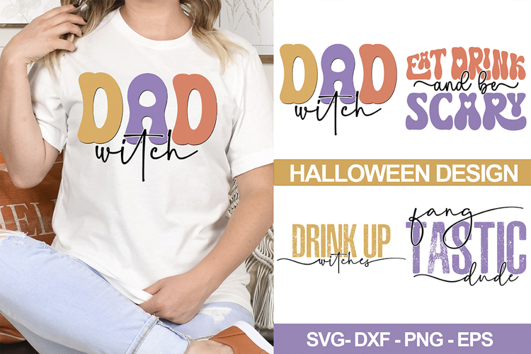 Halloween Svg - Retro Halloween Design