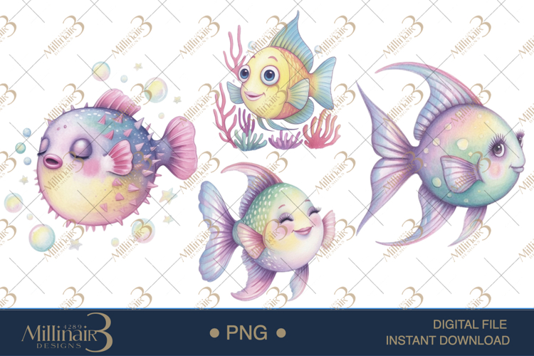 Ocean Animals Clipart Image 2