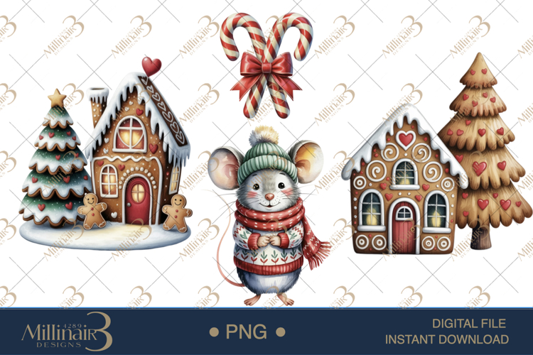 Christmas Watercolor Png