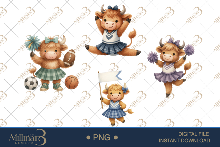 Highland Cow Clipart Image 6
