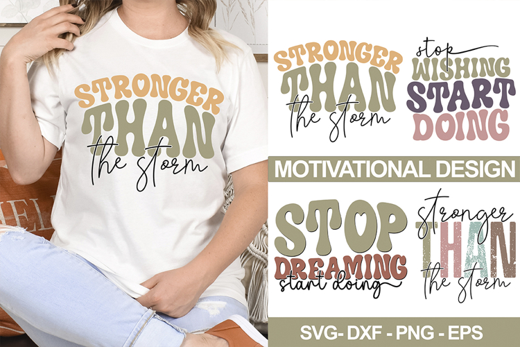 Motivational Svg Design - Motivational quotes Design
