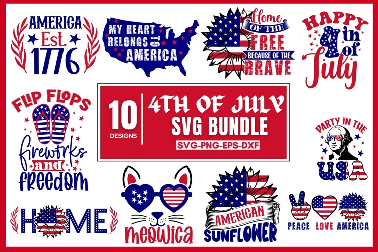 4th Of July Sublimation Design Image 3