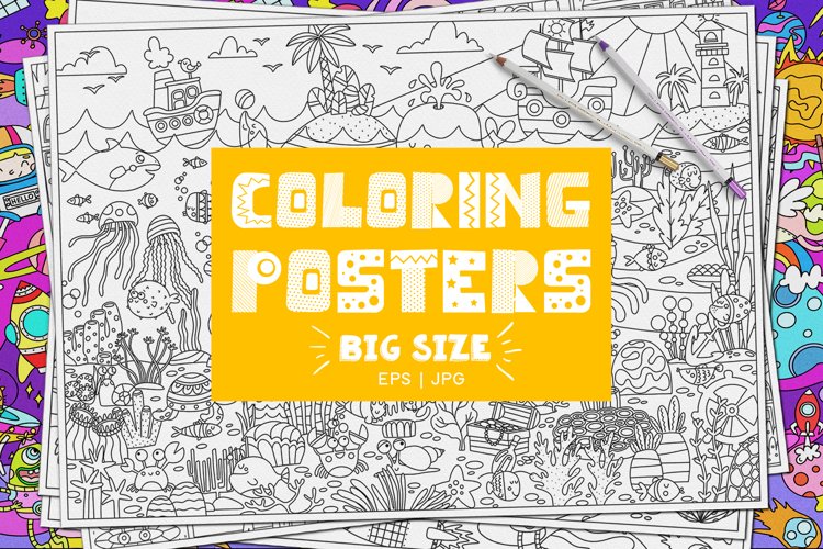 COLORING Posters For Kids 887398 