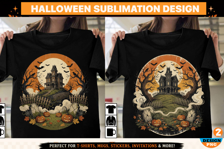 Halloween PNG | Haunted House PNG | Halloween Sublimation