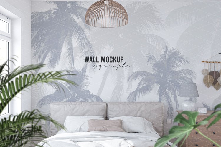 Wall mockup - Interior mockup - Wallpaper mockup