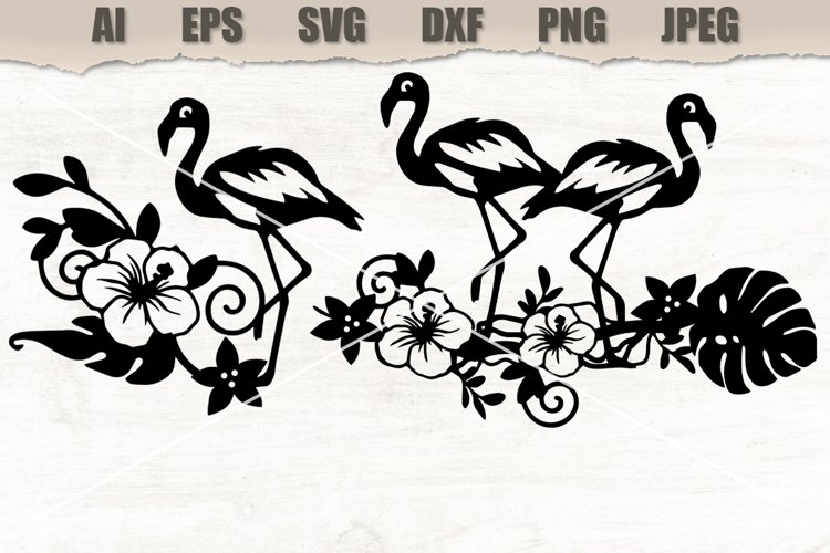 Clipart Flamingo SVG
