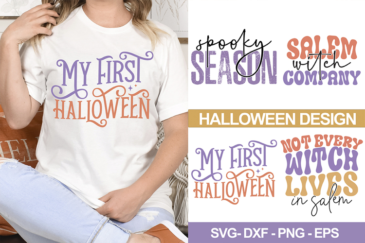 Halloween Svg - Retro Halloween Design