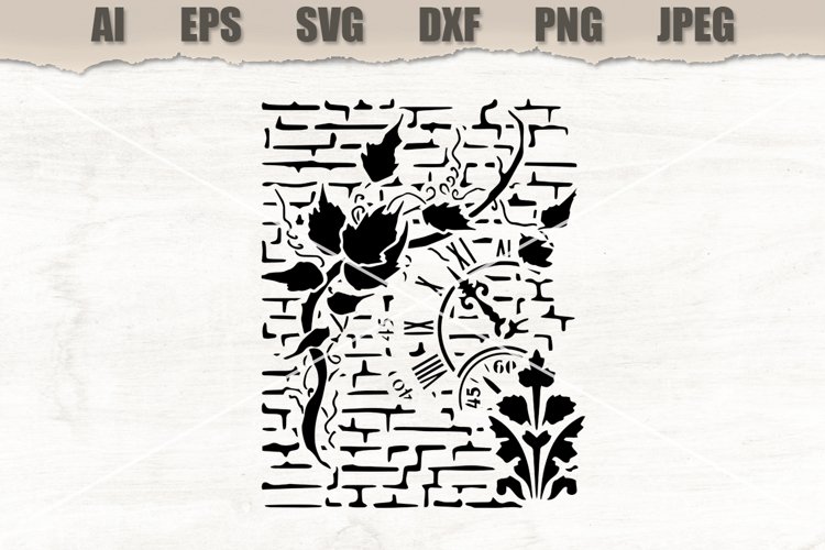 Stencil Wall SVG example image 1