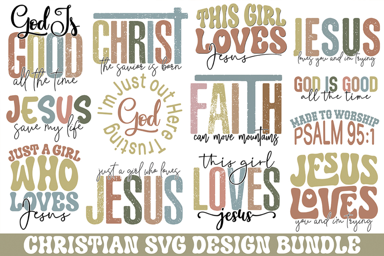 Christian Svg Design Bundle - Christian Design
