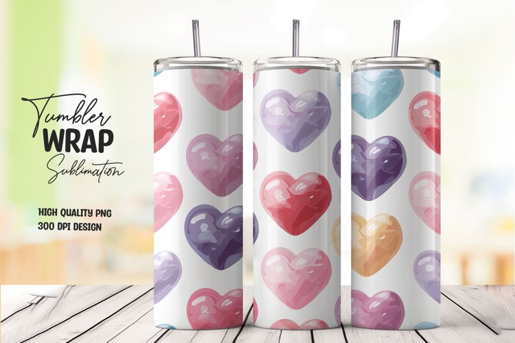 Watercolor Hearts Image 24