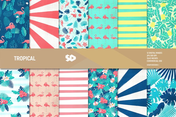 Summer Digital Paper Image 19