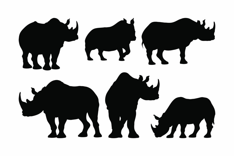 Rhino Silhouette Image 13