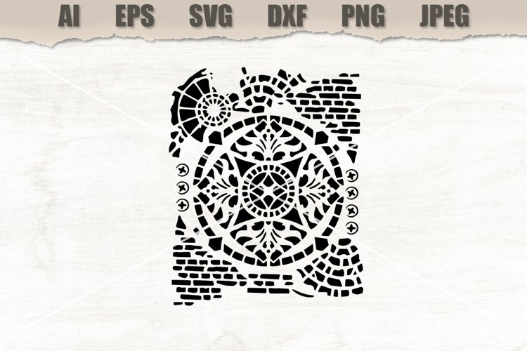 Stencil Background SVG example image 1