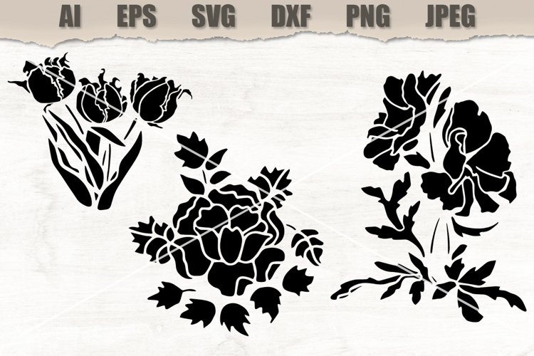 Flower Stencils Image 13