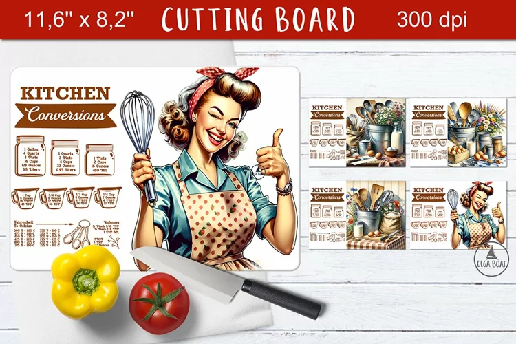 Kitchen measurement | Kitchen conversion cutting boards