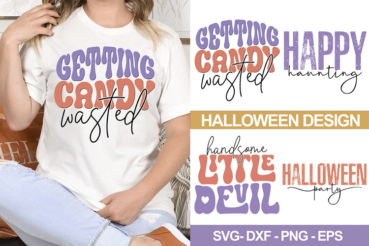 Halloween Svg - Retro Halloween Design