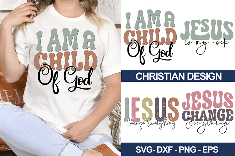 Christian Design - Bible Svg Design - Jesus And Faith Svg