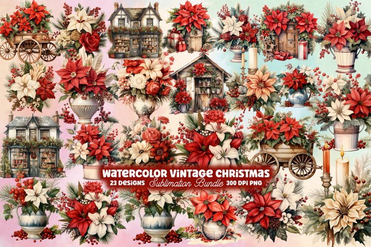 Vintage Christmas Clipart Image 4