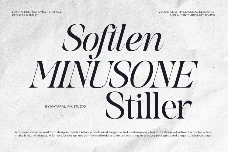 Softlen Minusone Stiller example image 1