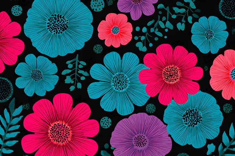 Floral Seamless Pattern Image 13