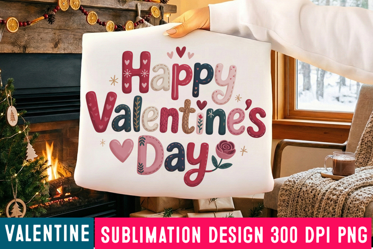 Happy Valentines Day Sublimation Design png,Valentine png
