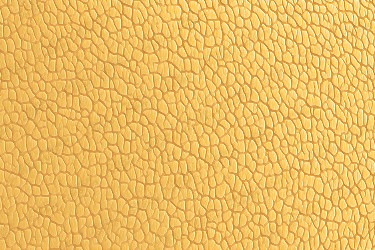Yellow Cracked Leather Reptile Texture Pattern Background