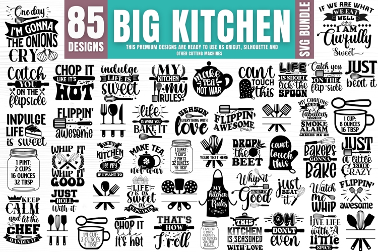 Kitchen Monogram Svg Image 13