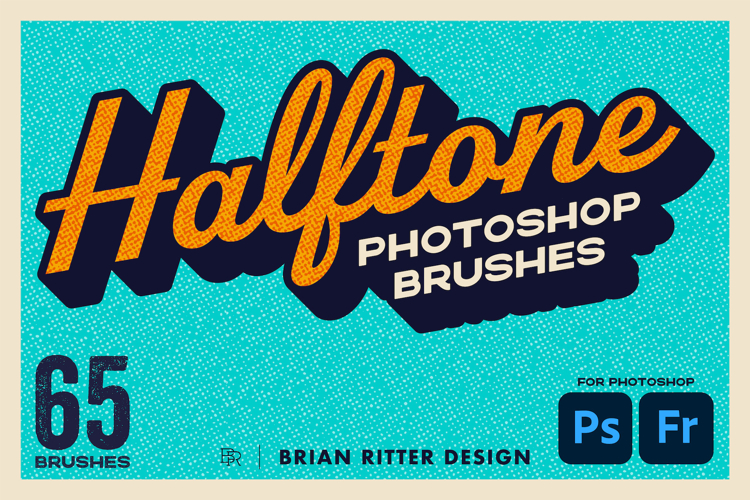 Halftone Photoshop Brushes