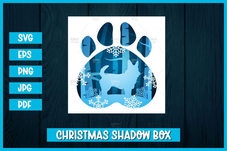 Deer Shadow Box Svg Image 3