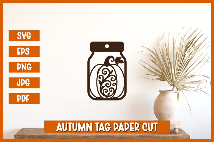 Autumn Gift Tag SVG,Autumn Tag SVG