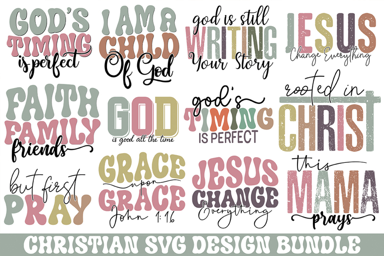 Christian Svg Design Bundle - Christian Design