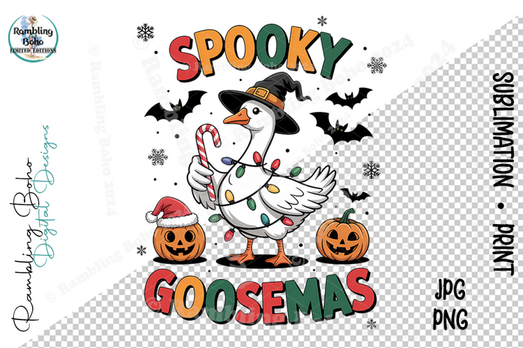 Spooky Goosemas Halloween Christmas Mash