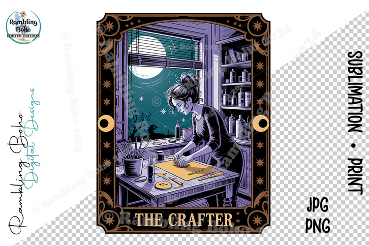 The Crafter Tarot Card Halloween Night Craft