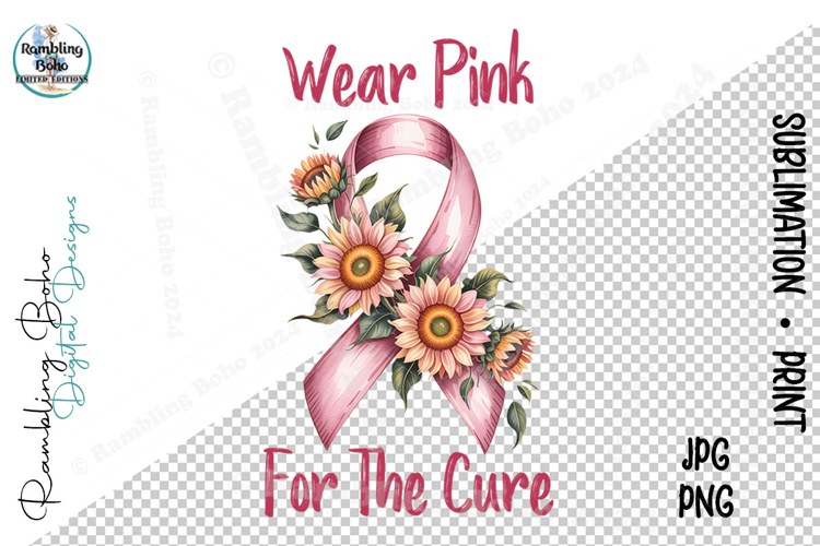 Wear Pink For The Cure October Awareness