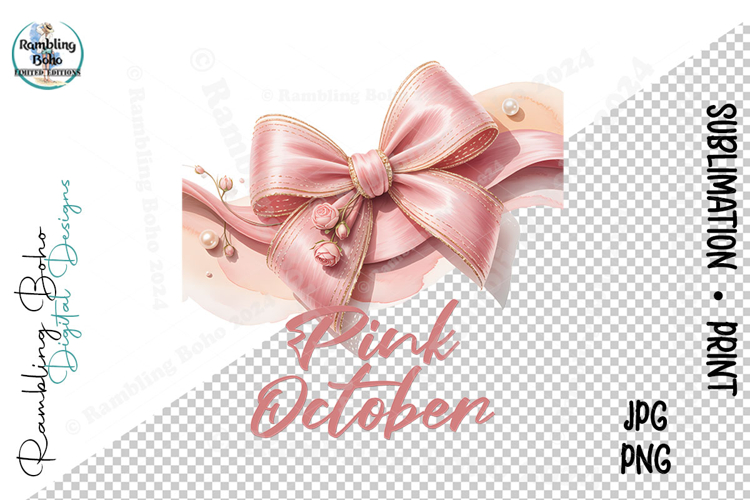 Pink October Pretty Ribbon and Bow